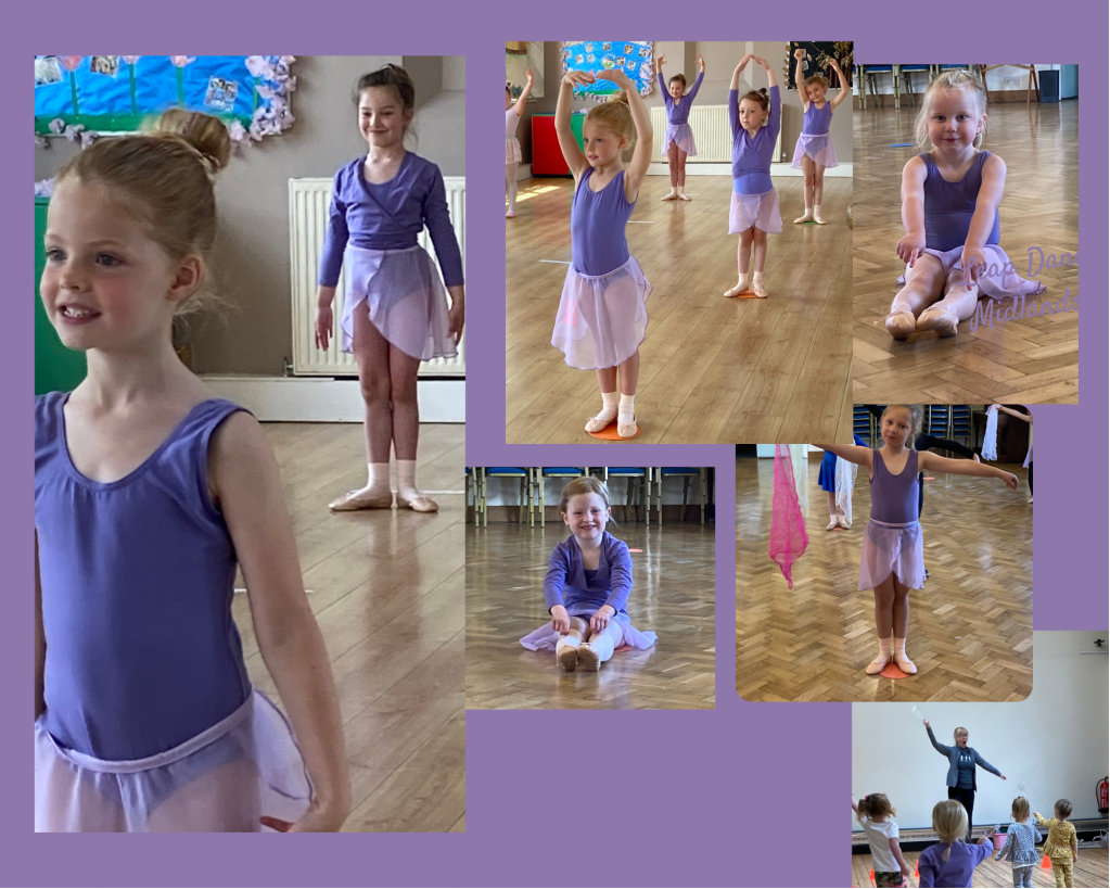 Children dancing happy 