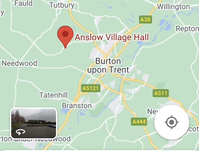 Google map of Anslow