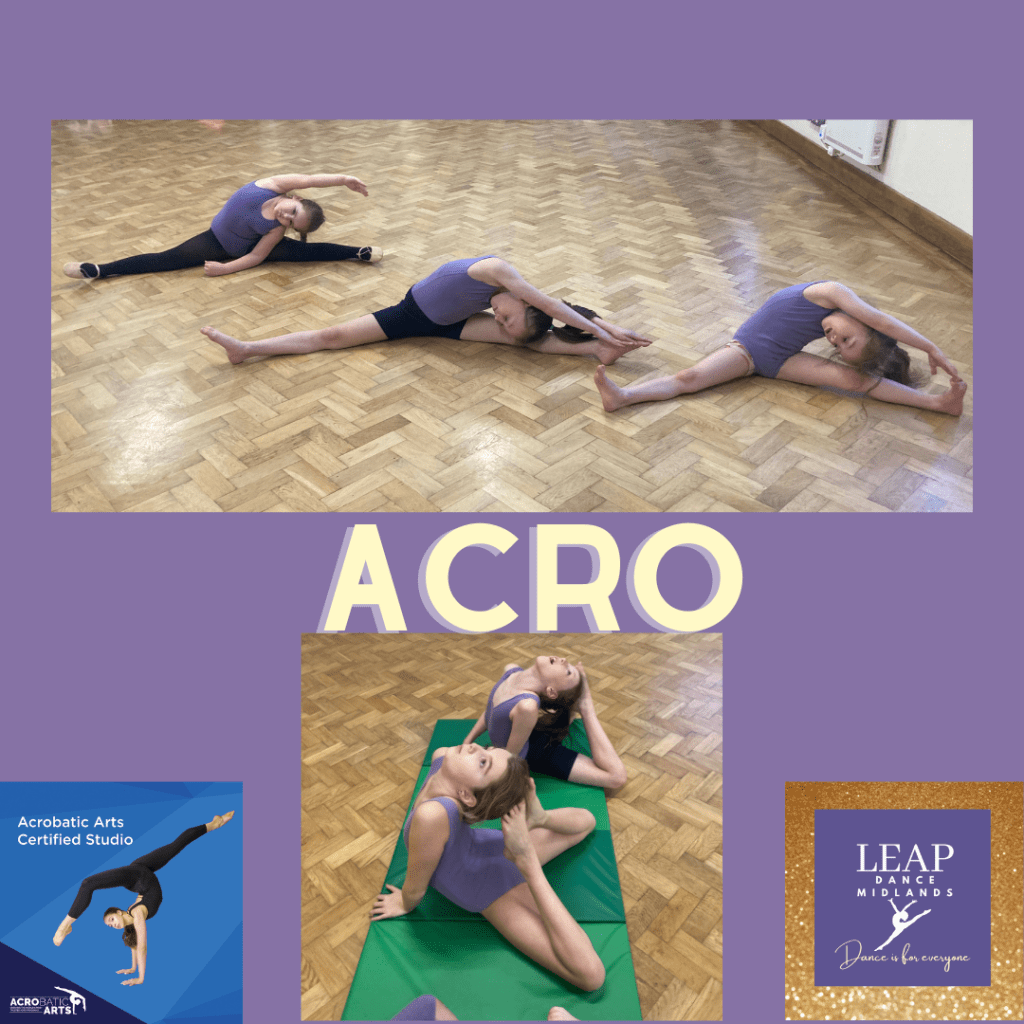 Gymnastics acrobatic dance for children
